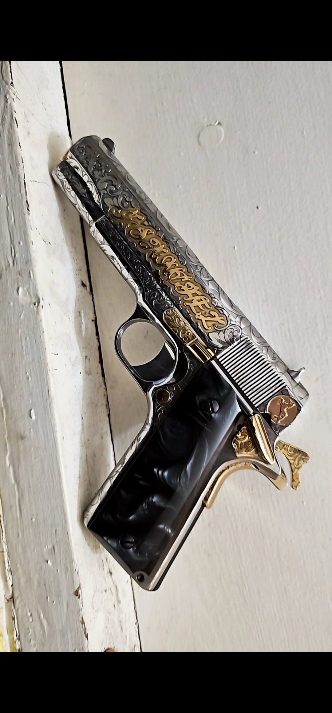 1911 Engraving Gold/Silver