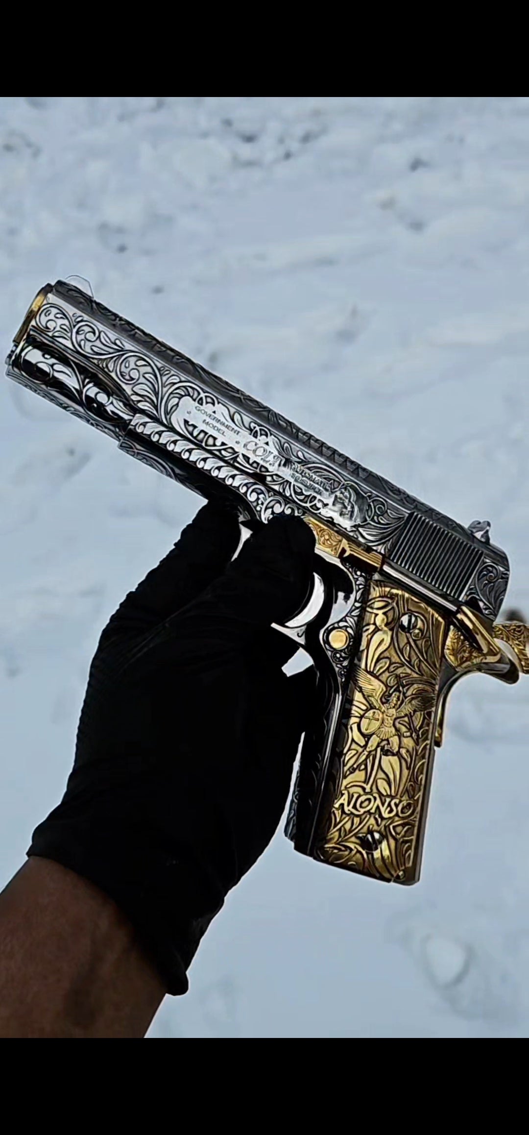 1911 Engraving Gold/Silver